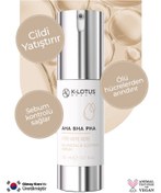 Resim K-lotus aha bha pha cilt onarıcı, ölü hücrelerden arındırıcı ve dengeleyici cilt serumu 28ml 