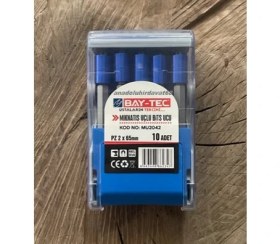 Resim Byt Pz2 Stoplu Vida Sıkma Ucu Mıknatıslı Yıldız Bits Uç Yıldız Uç 65MM 2ADET 