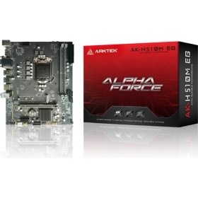 Resim Arktek Alpha Force, AK-H510M Eg Vs, 2xddr4, M.2, 2x Hdmı, Dp, 10-11.nesil, LGA1200 Soket, Anakart 