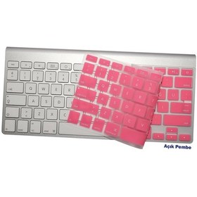 Resim Klavye Koruyucu Magic Keyboard-1 A1314 A1242 İle Uyumlu Us-ingilizceden Türkçeye Çeviri Açık Pembe 