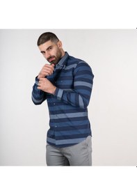Resim Ecer Slimfit Çizgili Gömlek 