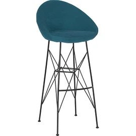 Resim Bluetick Sembol Tel Ayak Küçük Bar Sandalyesi 75.cm BLU1776 