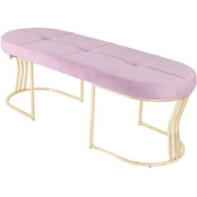 Resim Viego Gold Collection- Pembe Kapitoneli Chester Model Puf & Bench & Koltuk & Uzun Makyaj Puff & Yatak Ucu 