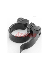 Resim Bisiklet Sele Borusu Kelepçesi Mandallı Siyah 31,8mm 27,2 Sele Borusu Uyumlu Siyah - Kırmızı - Beyaz 