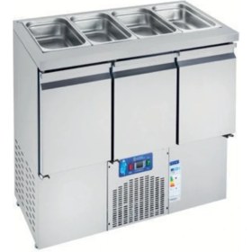 Resim CSA Karacasan 632 Lt 140 cm Üç Kapılı Alttan Motorlu Küvetli Yatay Buzdolabı + Derin Dondurucu 