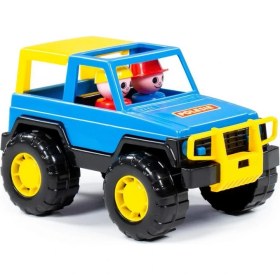 Resim Polesie Oyuncak Voyaj Jeep 36636, Çocuklar Için Oyuncak Jeep Filede 