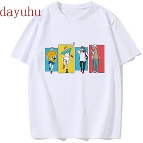 Resim Dayuhu Jujutsu Kaisen Gojo Satoru Yuji Itadori Anime Manga Tshirt 90s Graphic Teekarışık Renklikadın Karışık Renkli 