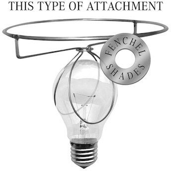 Abajur 5 'üst Çaplı X 9' Alt Çaplı X 7 'standart Edison Tarzı Ampul Keten Krem İçin Klipsli Ekli Eğik Yükseklik Diğer