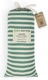Resim Green Petition Delmor Plaj Havlusu - Taşıma Çantalı, Doğa Dostu,%100 Geri Dönüştürülümüş, Sürdürülebilir, Organik, Hızlı Kuruma, Kimyasal İçermeyen, Boyasız, Canlı Renkler (Lime, 100 x 180 cm) 