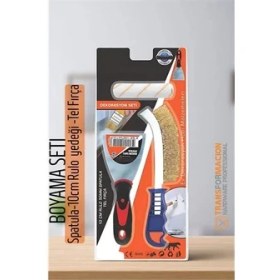 Resim Bx Boyama Seti - SPATULA-10CM Rulo Yedeği -Tel Fırça 
