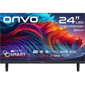 Resim Onvo 24OVF6001H 24" 60 Ekran Uydu Alıcılı HD Ready Android 13 Smart LED TV ( 12 Volt ) 