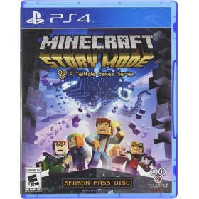 Resim Telltale Games Minecraft Story Mode PS4 Platform Oyunu Genç Yetişkinler İçin Multiplayer Desteği ile Eğlenceli 