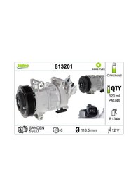 Resim Citroen C4 2009-2013 Arası 1.6 Thp 155 Valeo Marka Klima Kompresörü 