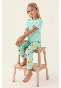 Resim Roly Poly 3403 Garson Jungle Kız Çocuk Pijama Takımı Pembe 