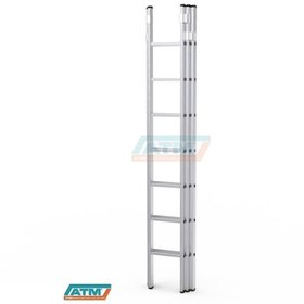 Resim 2,5*3=7,5 MT 65X25 ÜÇ PARÇALI SÜRGÜLÜ MERDİVEN 