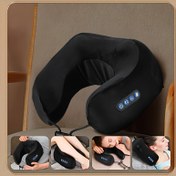 Resim Ergonomik U-Şekilli Boyun Masajı Cihazı ile Isıtma ve Kneading, Yavaş Geri Dönüşüm Bellek Desteği ile Elektrikli Servikal Masaj Cihazı, Dayanıklı Kokusuz Malzeme, Taşınabilir Basınç Giderme Cihazı, 4 Düğme Ayarı, Çok Seviyeli İntensite Ayarı, Profesyonel Masaj Masa Ped'i 
