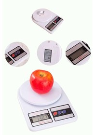 Resim Ilkeshop Mutfak Tartısı Dijital Göstergeli Hassas Tartı 10 Kg Kapasiteli Çok Renkli 68086743 