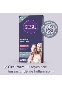 Resim Sesu Hassas Ciltler için Sir Ağda Bandı 40'lı 