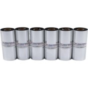 Resim Hazır Etiketler Wax Ribon 110mm X 74mt 6lı Set 