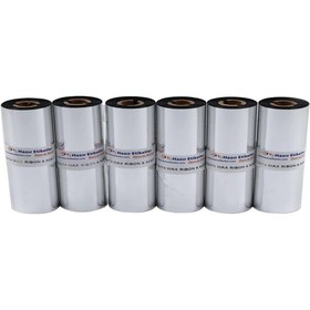 Resim Hazır Etiketler Wax Ribon 110mm X 74mt 6lı Set 