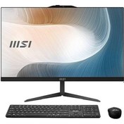 Resim MSI MODERN AM242 12M-636XTR 23.8 LED 1920X1080 (FHD) I5-1235U 8GB DDR4 512GB SSD DOS SIYAH AIO PC 