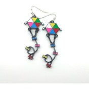 Resim Tedz Collection Uçurtma Pin Küpe 