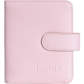 Resim Fujifilm Instax Mini 12 Pembe Fotoğraf Makinesi-10'lu Film-Kare Albüm ve Şeffaf Kılıf Seti 