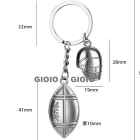 Resim Silver1 Gıoıo Yeni Buzdolabı Çıkartmaları Yaratıcı Dıy Buzdolabı Çıkartmaları Iyi Şanslar Anahtarlık Kolye Hediyelik Eşya (Yurt Dışından) 