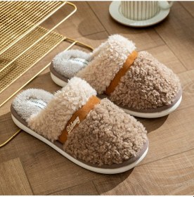 Resim Happychildhood Kış Peluş Sıcak Tutan Terlikler Kızıl Ten 