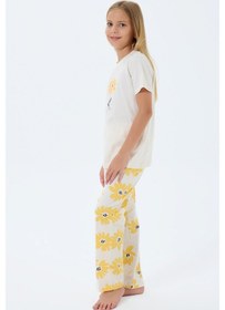 Resim Rolypoly Kız Çocuk Krem Pijama Takım KREM 