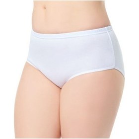 Resim Kadın Beyaz Ribana Bato Külot 10'lu Paket 0922 001 