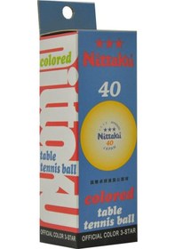 Resim Nittaku 3 Star Nb-1912 3'lü Masa Tenisi Topu Turuncu 