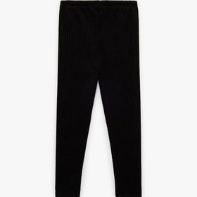 Resim Kız Bebek Regular Fit Beli Lastikli Basic Pamuklu Tayt 