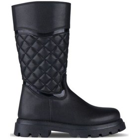 Resim Vicco Lux Kız Çocuk Çizme - Siyah Siyah 