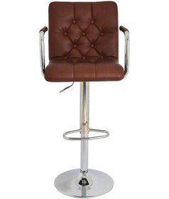 Resim Bürocci Helen Bar Sandalyesi-Kahverengi-9519Q0121 Çok Renkli 