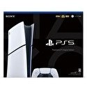 Resim Sony Playstation 5 Slim Dijital Versiyon 1 TB PS5 Oyun Konsolu - 2. Dualsense Oyun Kolu Beyaz-Mavi 