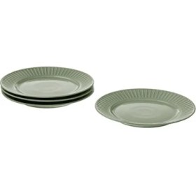 Resim IKEA Strimmig Tabak Seti, 27 cm 4lü Su Yeşili 