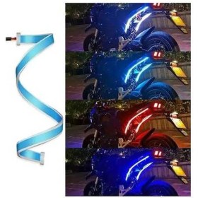 Resim Trendooze Turcoshop11 2 Adet Pembe-sarı Led Işık Şeridi, Dekoratif Araç İç Aydınlatma 