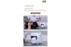 Resim Konfulon CN01 Powerbank 45.000 Mah Kamp Şarj Pd - Beyaz 