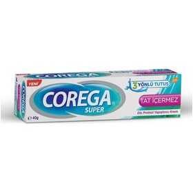 Resim Corega Super Protez 3 Yönlü Tutuş Yapıştırıcı Tatsız Krem 40 G 