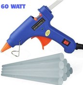 Resim BarkoFix 60 W Profesyonel Sıcak Silikon Tabancası 10'lu Silikon Çubuk 