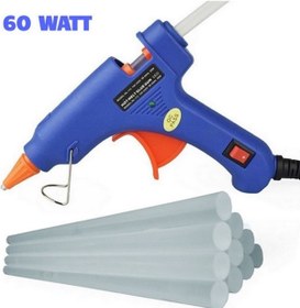 Resim BarkoFix 60 W Profesyonel Sıcak Silikon Tabancası 10'lu Silikon Çubuk 