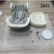 Resim Gaojunshop01 Ev Aksesuarı Gri 2li Mini Figür Tutucu Ayar Kayışlı Dekoratif Kılıf 