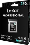 Resim Lexar 256GB CFexpress Diamond Type-B Hafıza Kartı Lexar 256GB CFexpress Diamond Type-B Hafıza Kartı