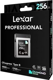 Resim Lexar 256GB CFexpress Diamond Type-B Hafıza Kartı 