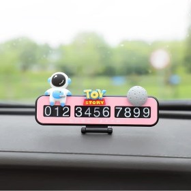 Resim Aldrich1 Araba Telefonunu Arabaya Taşımak Için Geçici Park Plakası Araba Üzerinde Yaratıcı Araba Dekoratif Malzemeleri Daquan Iç Dekorasyon Süsleri (Yurt Dışından) 