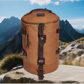 Resim Dashanshop 37l Büyük Kapasiteli Kahverengi Erkek Sırt Çantası Outdoor Spor Ve Günlük Kullanım Kahverengi 