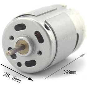 Resim Alkatronik RS380 6V DC Motor 11500Rpm Yüksek Tork Hız DIY RC Oyuncak Model Araba Tekne Bot Uçak Helikopter 