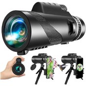 Resim 80x100 Monoküler-teleskop Yetişkinler İçin Akıllı Telefon Monoküler İçin Yüksek Güç 