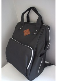 Resim Byka Fonksiyonel Anne Bebek Bakım Sırt Çantası Siyah 